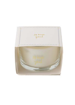 Scented candle in wrap you are gold sand/gold - sand/gold