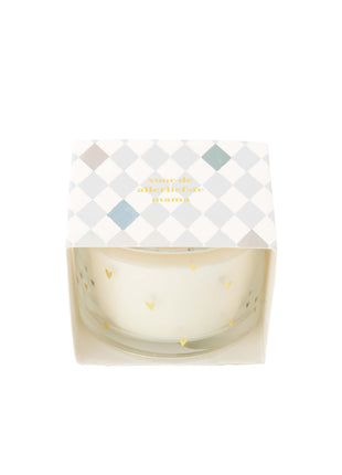 Bougie parfumée dans son emballage Chère Maman blanc/or - blanc/or