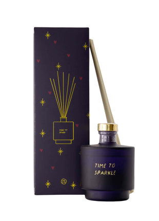 Geurstokjes time to sparkle donkerblauw/goud - donkerblauw/goud