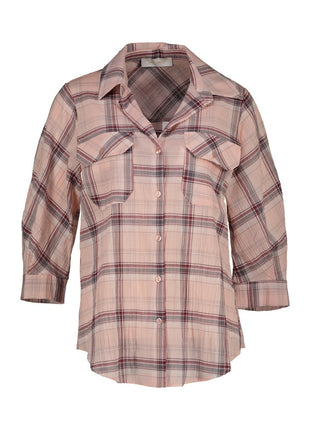 Asticar B502 - Nude/Bordeaux - Kleding - Blouses