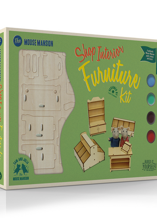 Het Muizenhuis Meubelkit - Winkel - Baby & Peuter - Muizenhuis - Knutselproducten