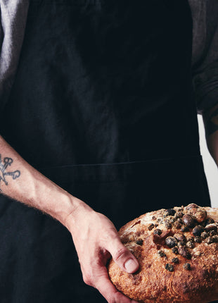 Luxe Schort - Neat - Zwart - Lifestyle - Koken & Tafelen - Textiel