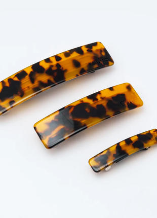 Medium Claire - Click - Marmer bruin - Modeaccessoires - Haarspelden