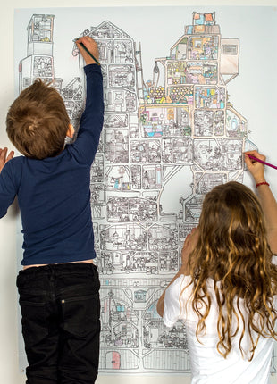 Mega XL Kleurplaat - Het Muizenhuis - Lifestyle - Kids