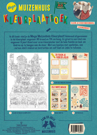 Mega XL Kleurplaat - Het Muizenhuis - Lifestyle - Kids