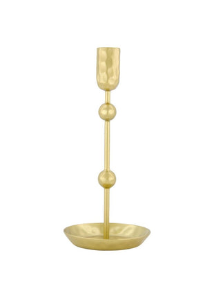 Metalen kandelaar - 15cm - goud - Lifestyle - In huis - Kandelaars