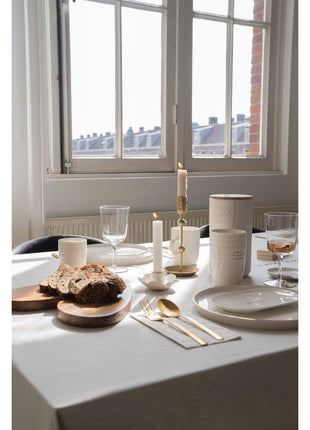 Metalen kandelaar - 15cm - goud - Lifestyle - In huis - Kandelaars