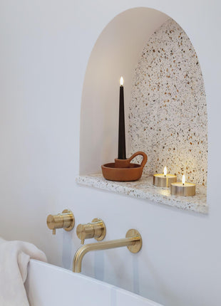 MM LED Melted tealight Metal brass finish - Cadeau’s & Lifestyle - Woonkamer - Kandelaren & Waxinelichthouders