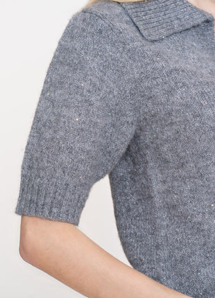 Pullover V neck lurex 54540 14 Kleding Truien en cardigans