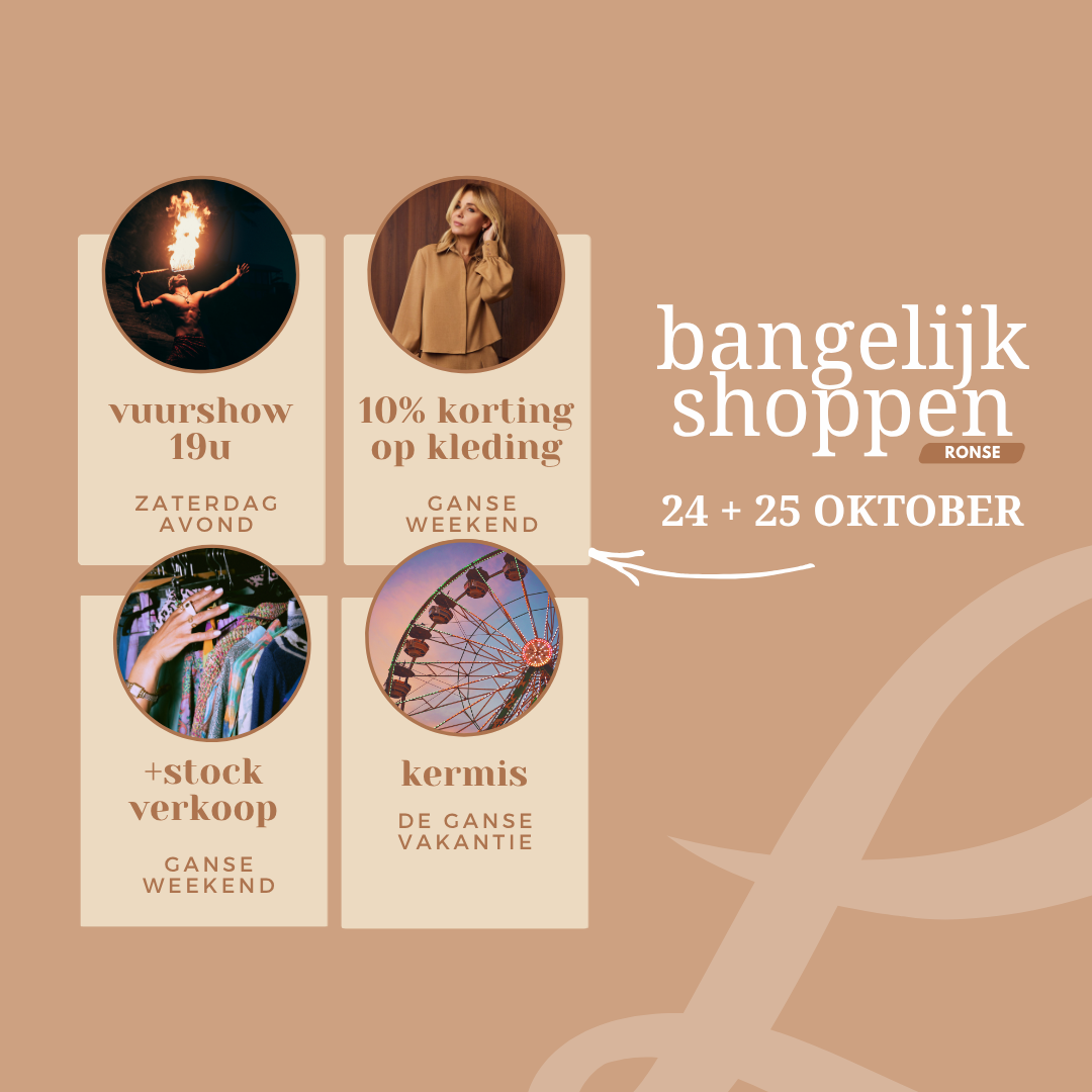 Bangelijkshoppen in Ronse