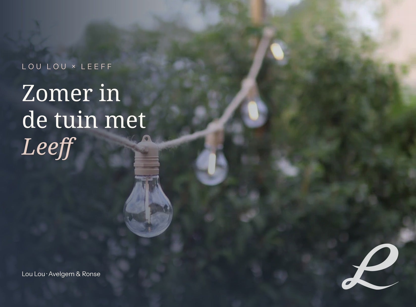 Zomer in de tuin met Leeff