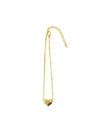 Armband hartje in schuifdoosje speciaal - rood