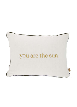 Kussen you are the sun hartjes 35x25cm - 0514-0045