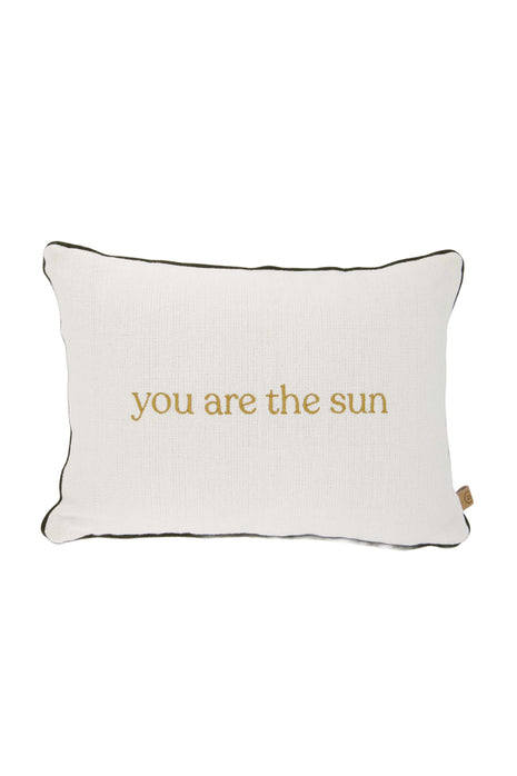 Kussen you are the sun hartjes 35x25cm - 0514-0045