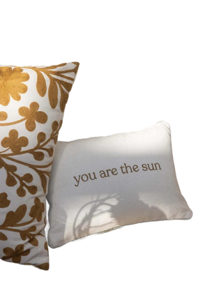 Kussen you are the sun hartjes 35x25cm - 0514-0045