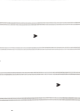 Set de 2 sets de table rayures / cœurs - 0710-0042