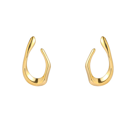Flame Stud - E66295-2 - 14K