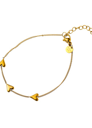 Lots of Hearts Bracelet - B66405-2 - 14K
