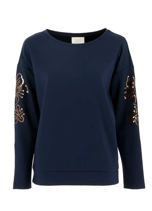 Signe Nature sweater Marine 848043