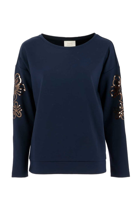 Signe Nature sweater Marine 848043