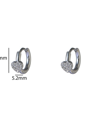 Sparkle Clover Hoop - E66467-1 - RH
