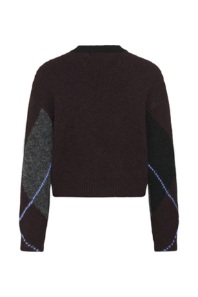 Trui - KAgrith - 10512015 - Dark Grey Melange/Fudge