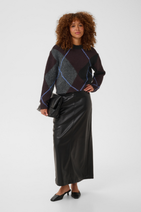 Trui - KAgrith - 10512015 - Dark Grey Melange/Fudge