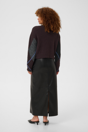 Trui - KAgrith - 10512015 - Dark Grey Melange/Fudge