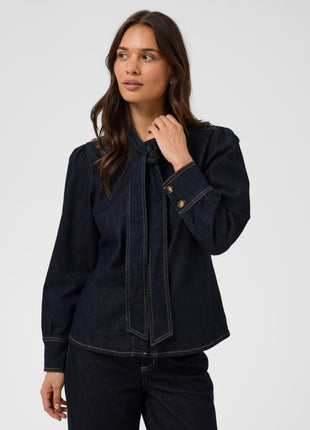 Denimhemd - KAmolly - 10512101 - Raw Blue Denim