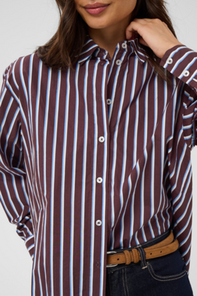 Blouse - KAgavina - 10512227 - Fudge/Chalk/Provance