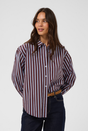 Blouse - KAgavina - 10512227 - Fudge/Chalk/Provance