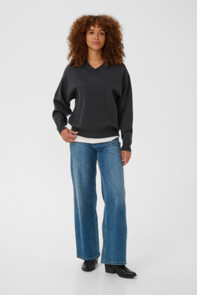Trui - KAloana - 10512253 - Dark Grey Melange