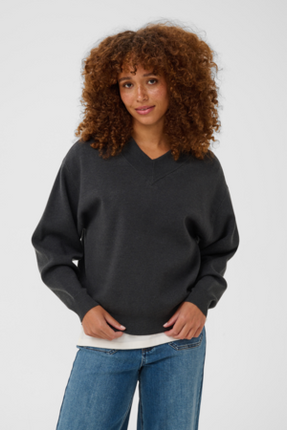 Trui - KAloana - 10512253 - Dark Grey Melange