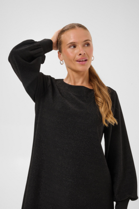 Jurk - KArebecca - 10512345 - Black Glitter