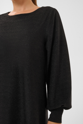 Jurk - KArebecca - 10512345 - Black Glitter