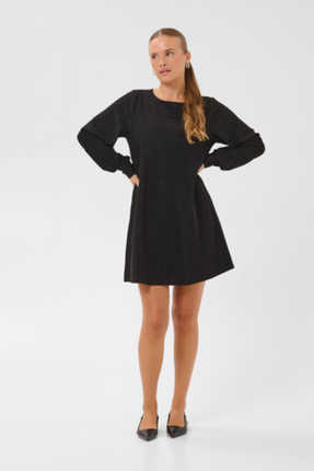 Jurk - KArebecca - 10512345 - Black Glitter