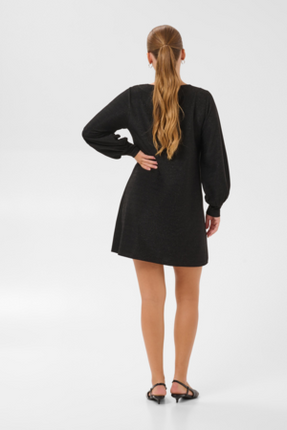 Jurk - KArebecca - 10512345 - Black Glitter