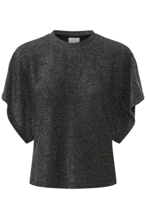 T-shirt - KArebecca - 10512393 - Silver Black Glitter