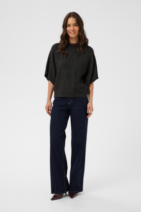 Trui - KAbarbara - 10512436 - Dark Grey Melange