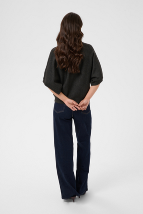 Trui - KAbarbara - 10512436 - Dark Grey Melange