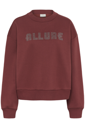 Sweater - KAmelanie - 10512550 - Port/Black Lurex Embd.