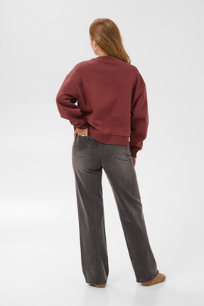 Sweater - KAmelanie - 10512550 - Port/Black Lurex Embd.