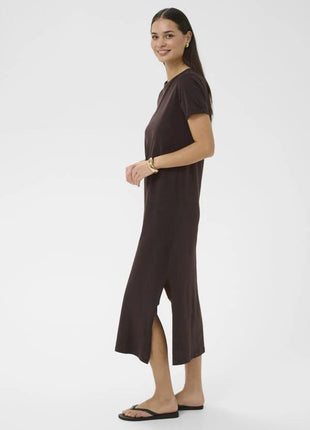 KAcelina Dress - 10551884 - Black Coffee by Kaffe