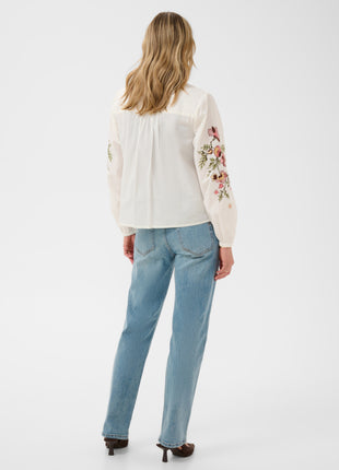 Blouse - CRPeona - 10615302 - Whisper White