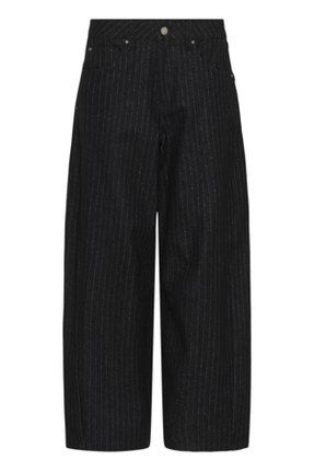 Jeans - CRMarelli - 10615644 - Black With Silver Pinstripe