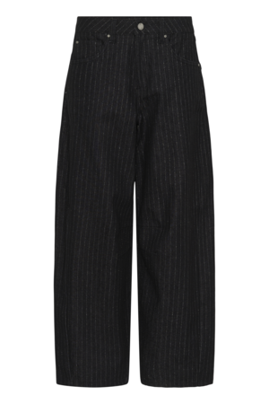 Jeans - CRMarelli - 10615644 - Black With Silver Pinstripe