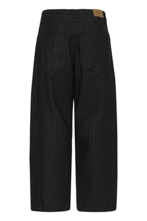 Jeans - CRMarelli - 10615644 - Black With Silver Pinstripe