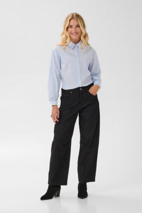 Jeans - CRMarelli - 10615644 - Black With Silver Pinstripe