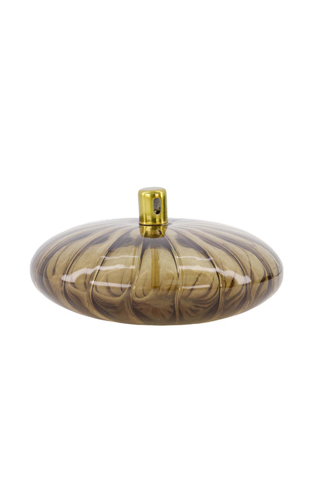 Zusss geribbelde olielamp L groen