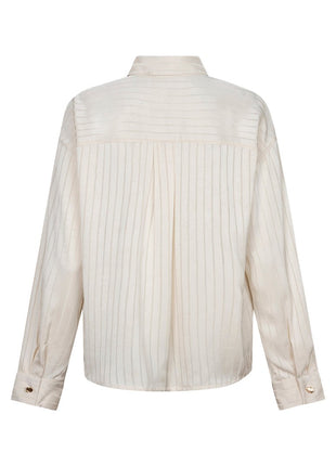 Blouse Striped W26.28721 Vanilla - Esqualo